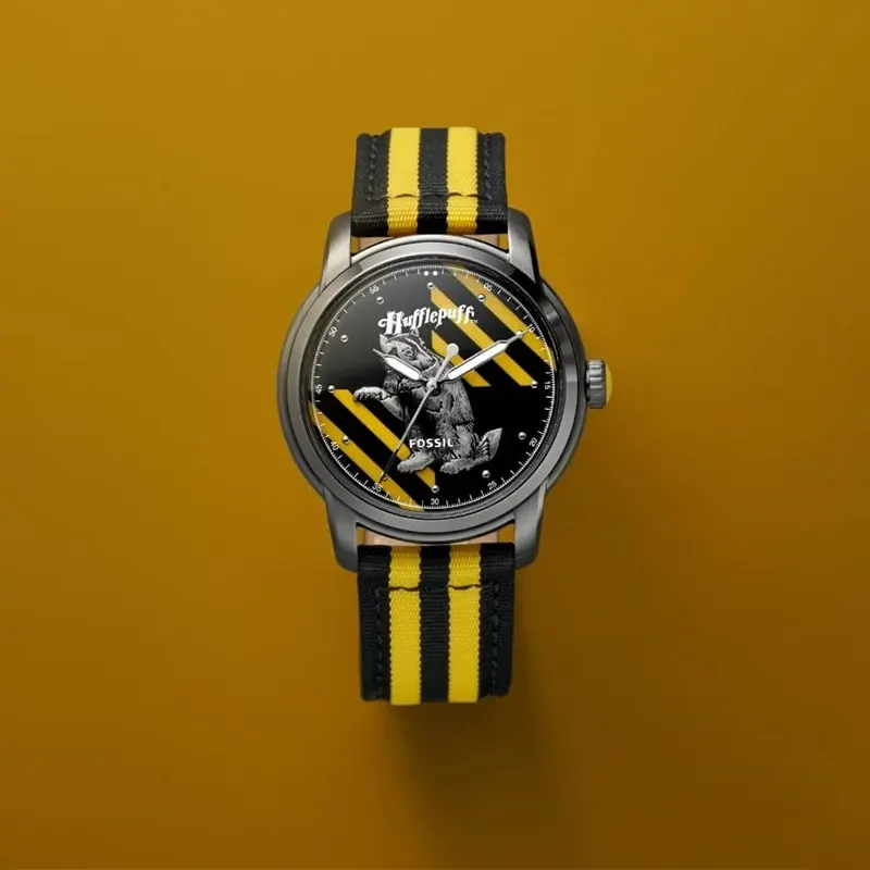 Fossil Limited Edition Harry Potter™ Hufflepuff™  Black Men's Watch- LE1159